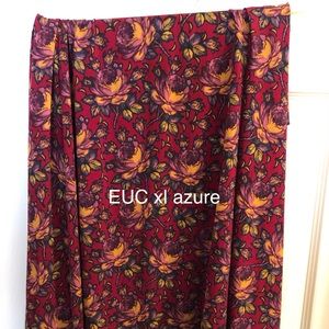 Lularoe xl azure skirt